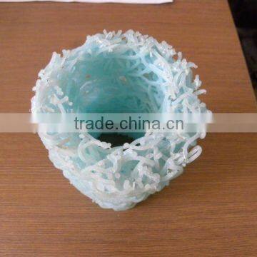 Blue Plastic Ditch Drainage