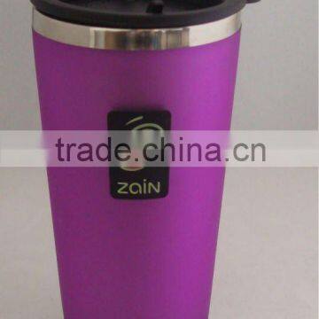 stainless steel auto mug 350ml logo printing coffee mug