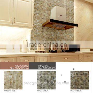 mosaic glass , crystal tiles for kitchen wall tiles (PM2348303-305)