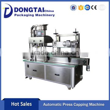 Canola Oil Filling Capping Machine, Metal Bottles Capping Machine, Jar Press Capping Machine