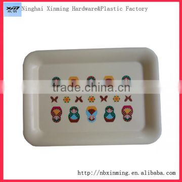 Stock plastic pp serving tray for food