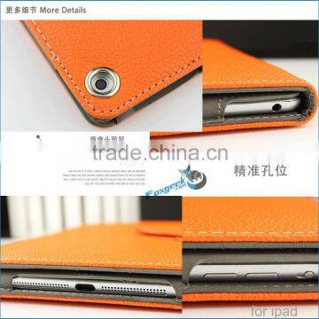 Special Design Pure Color Luxury Wallet Case for Ipad Air Leather Case With Multi Function photo-4