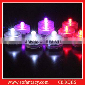 Colour changing led submersible candle