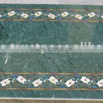 Marble Inlay Table Tops , Marble Dining Table Top