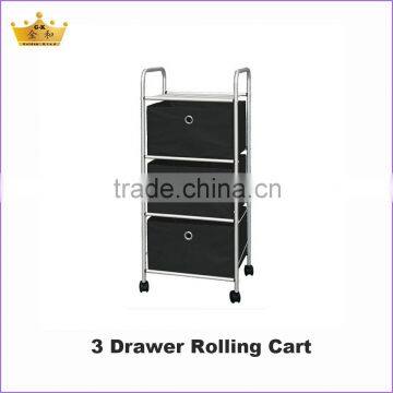 New style home furniture 3 drawers rolling car