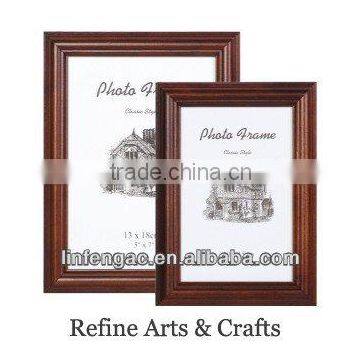 Newest design elegant wooden decorative customized acrylic photo frames wholesale