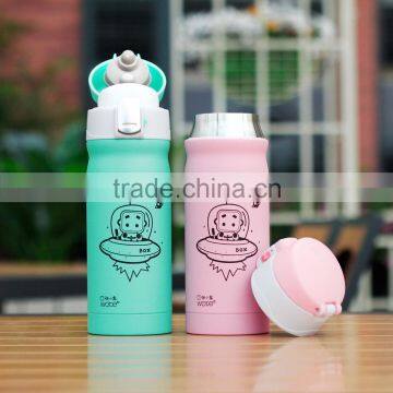 High Quality Sport 350ml Japanese Stainless Steel Double Wall Vaccum Flask photo-2
