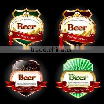 Adhesive Sticker,Adhensive Sticker Type and Bottled Beverage Usage Private Label Beer Stickers photo-2