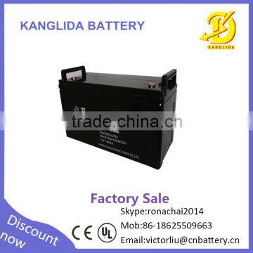 High quality 12v 120ah sealed vrla battery power accumulator