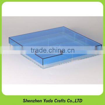 Handmade custom acrylic fluorescent color dustproof display case