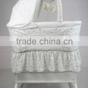 With Mobile Arm Baby Cot Baby Crib Baby Swing Bassinet photo-2