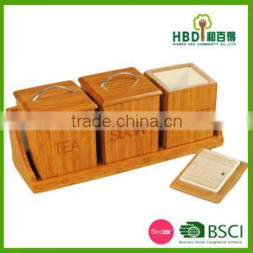 Bamboo tea box