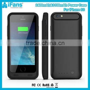 Portable MFI 31000mAh External Power Bank Case For IPhone 6s With Changeable Frame