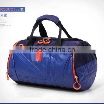Leather Travel Bag, Pattern Sports Bag With Shoes Compartment photo-3