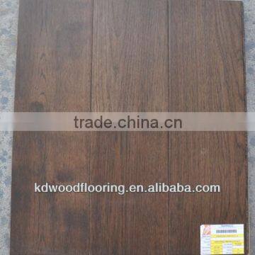 Dark Color Hickory Engineered Wood Flooring