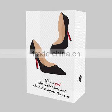 High Quality PP Shoes Packaging Box, Folding Shoes Packing Box Case