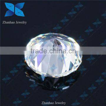 Synthetic white E fake rough sona diamond stone