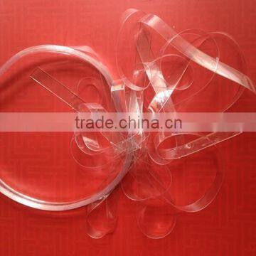 T-Fashion Transparent Bra Plastic Tape Manufacturers Tpu Elastic Band For Garment