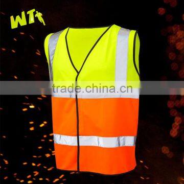 high quality safety bulletproof vest polyester road vest clothing whokesake unisex safety vest