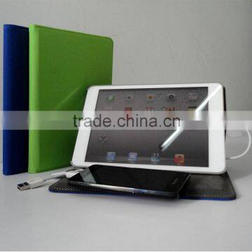 Leather Charging With Support Mobile Charging Case for Ipad Mini photo-3