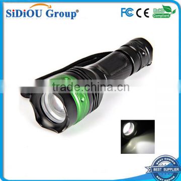 ultrafire brightest t6 c8 green led hunting flashlight