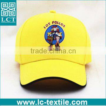 Los Pollos Hermanos Heat Transfer Print Custom Baseball Hat for Fast Food Chains