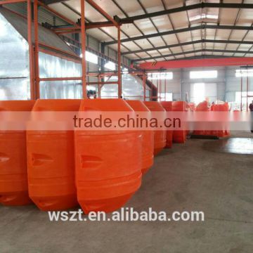 Supply HDPE float for marine engineering/plastic pontoon/pipe floater