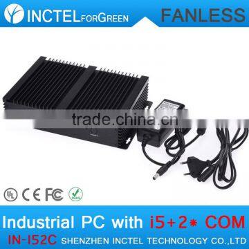 Embedded Fanless Ordenador PC Con Procesador Intel i5 2 * COM 4 * USB3.0 photo-3