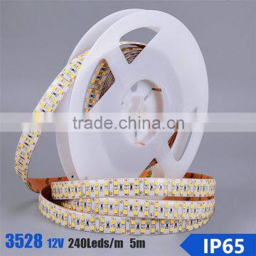 waterproof ip65 24V19.2w 5m/reel led flex 3528 240 led/m strip