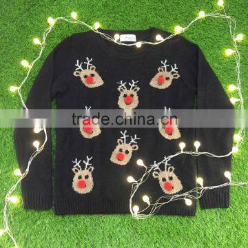 16JW53117 led light funny ugly christmas sweater