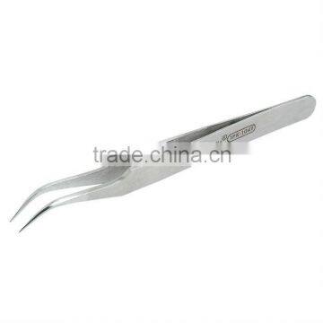 BRAND Proskit Non-magnetic Stainless Super Fine Tip Curved Tweezer