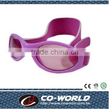 Pink baby glasses, safe and comfortable headband design, quality assurance Made in Taiwan