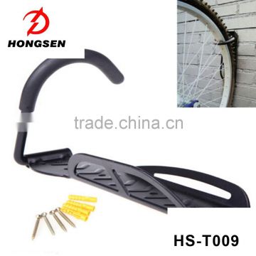 bike shop wall steel material display rack bicycle hook