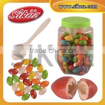 SK-G066 Olive Olivary bubble gum in jar with spoon