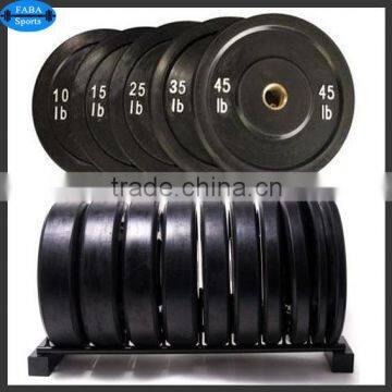 Black Pure Rubber Bumper Plates