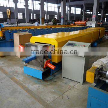 Square downspout cold making machine/ Water Gutter Channel water down pipe rolling forming line