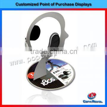 High quality counter acrylic display rack holder for earphone