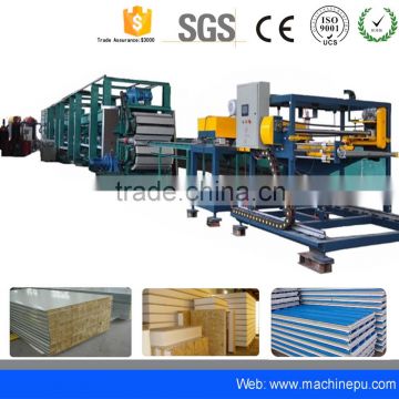 China continuous pu polyurethane sandwich panel line/pu machine for panel