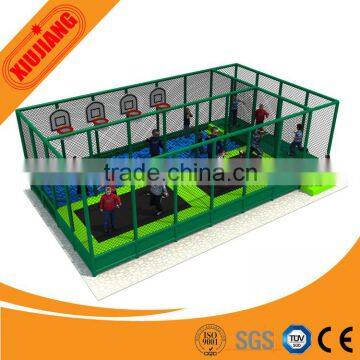 Luxury kids foam indoor trampoline playground bungee trampoline