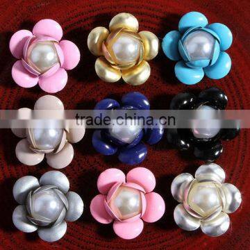 Floral shape Shining pearl accessories DIY accessories