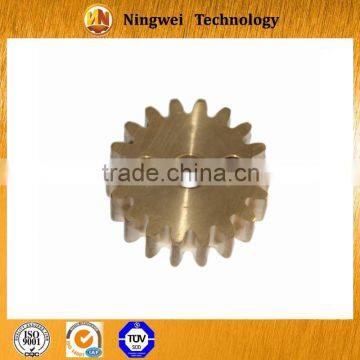 Copper machining custom gear