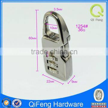 Mini Password Lock Padlock 3 Digits Combination Code Lock Code Padlock 1254#