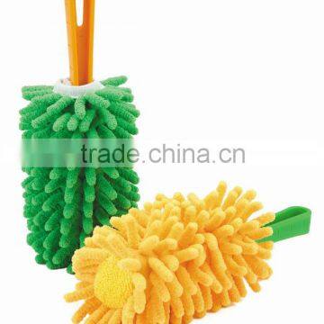 easy use of mini chenille cleaning brushes