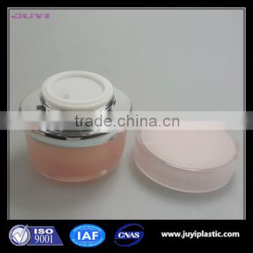 Best selling oval acrylic jar for cosmetic packaging, plastic cosmeitc packaging,acrylic jars