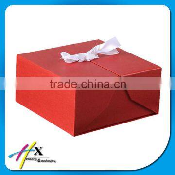 Elegant Soild Cardboard Gift Packaging Box Custom Made