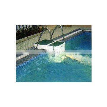 Big flow rate wall-hung pipeless swimming pool integrated filter