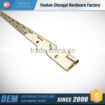 mirror polishing brass continuous piano hinge for cabinet