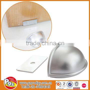 Silver magnetic plastic doorstop sliding door guard