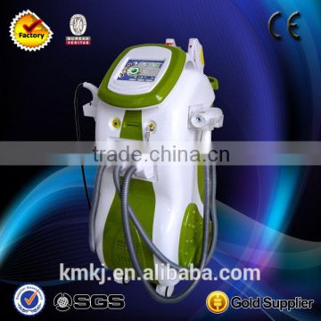 No Pain Multifunctional E Light Ipl Rf Nd Yag Laser Hair Removal Shrink Trichopore