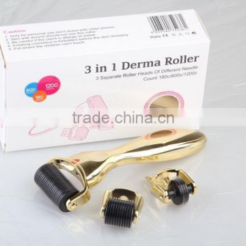 Factory Direct Sale 180/600/1200 Needles 3 in 1 MT Dermaroller with CE